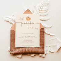 A Little Pumpkin Fall Baby Shower | Gender Neutral