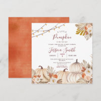 A little Pumpkin Fall in Love Baby Shower