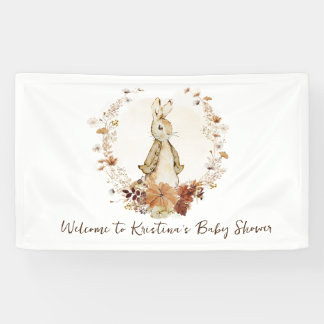 A little pumpkin Flopsy Bunny is on the way banner