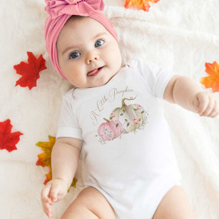 A Little Pumpkin Girl  Baby Bodysuit