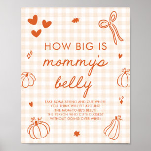A Little Pumpkin How big is mommy's belly Game Poster