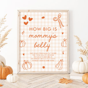 A Little Pumpkin How big is mommy's belly Game Poster