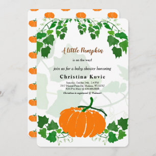 A Little Pumpkin Invitation
