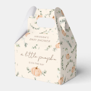 A Little Pumpkin is on the Way Baby Shower Favor Box