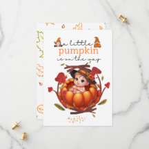A Little Pumpkin Is On the way Baby Shower