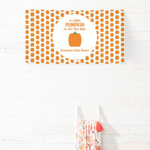 A Little Pumpkin Is On The Way Banner