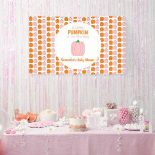 A Little Pumpkin Is On The Way Banner