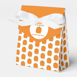 A Little Pumpkin Is On The Way Favor Box