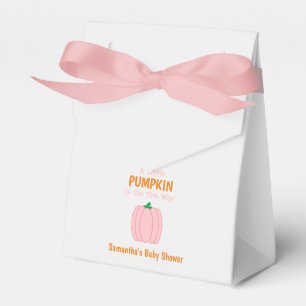 A Little Pumpkin Is On The Way Favor Box