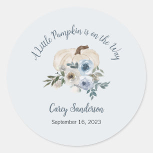 A Little Pumpkin is on the Way Labels, Stickers