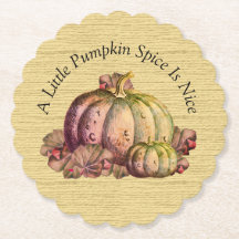 A Little Pumpkin Spice is Nice" Fall Colour deco