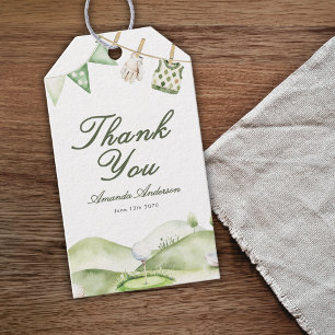 A Little Putter Is On The Way Boy Baby Shower Gift Tags