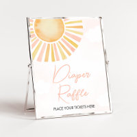 A Little Ray of Sunshine Baby Shower Diaper Raffle