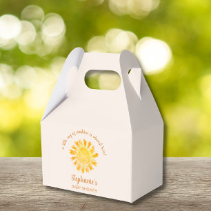 A Little Ray Of Sunshine Baby Shower Favor Box