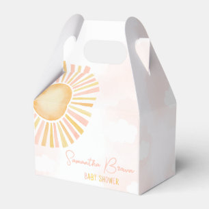 A Little Ray of Sunshine Baby Shower  Favor Box