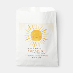 A Little Ray of Sunshine Baby Shower Favour Bag