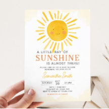 A Little Ray of Sunshine Baby Shower