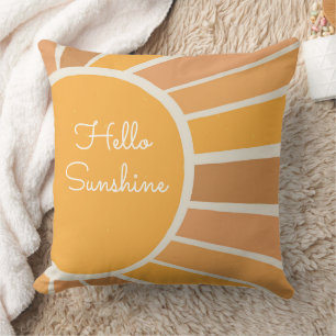 A Little ray of Sunshine Baby Shower Throw Pillow