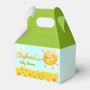 A Little Ray of Sunshine - Spring Baby Shower Favor Box
