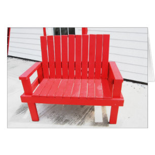 A Little Red Bench