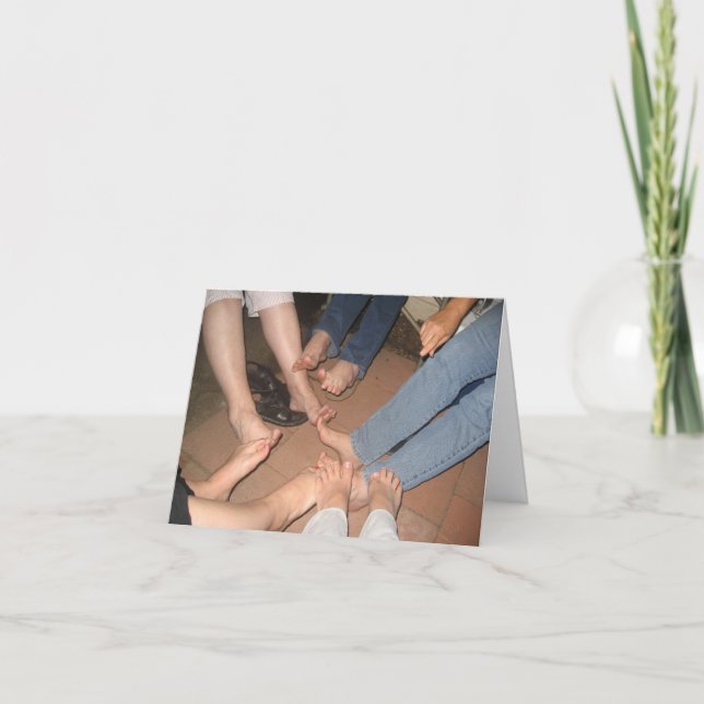 A little reminder: It's time for your pedicure. Card (Front)