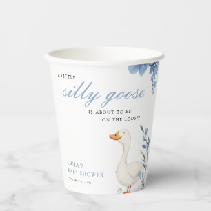 A Little Silly Goose Boy Baby Shower Napkins Paper Cups