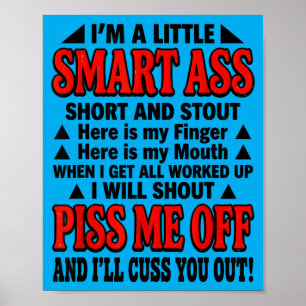 A Little Smart Short And Stout A Here Is Finger Poster
