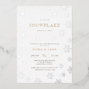 A little Snowflake Gender Neutral Baby Shower