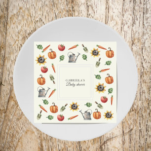 A Little Sprout Is On the Way Baby Shower Napkin
