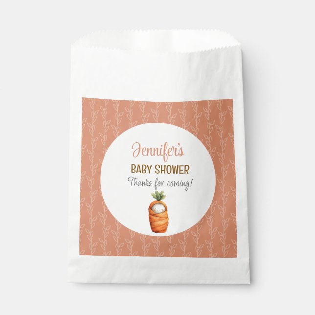 A Little Sprout on the Way  Favor Bag (Front)