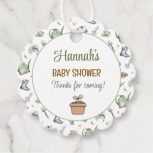 A Little Sprout on the Way Favor Tag