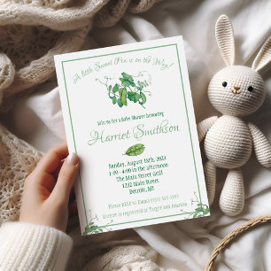 A Little Sweet Pea is on the Way! Baby Shower Invitation