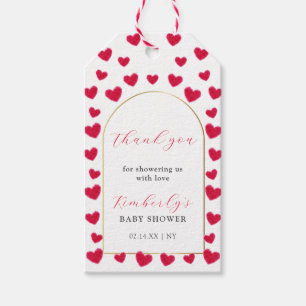 A Little Sweetheart Arch Valentines Baby Shower Gift Tags