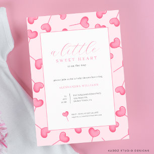 A Little Sweetheart Baby Shower Invitation