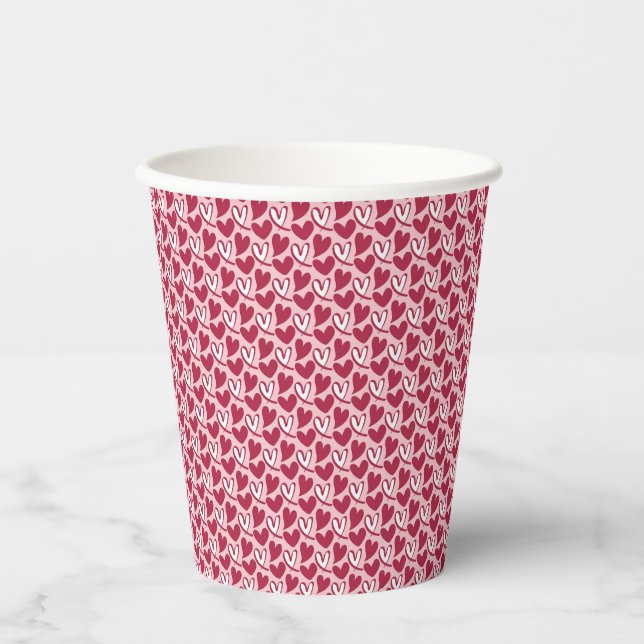 A Little Sweetheart Valentine Paper Cups (Front)