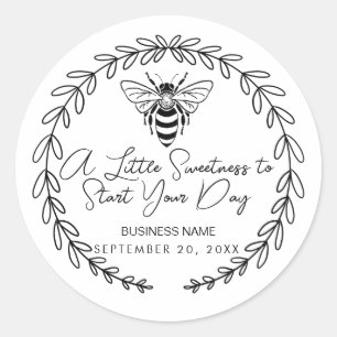 A Little Sweetness to Start Your Day   Breakfast  Classic Round Sticker