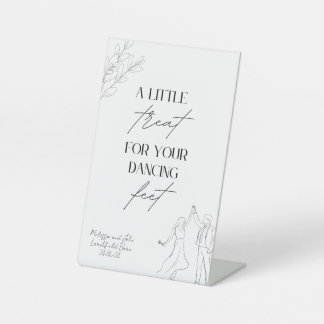 A Little Treat For Dancing Feet Shoes Minimalist Pedestal Sign