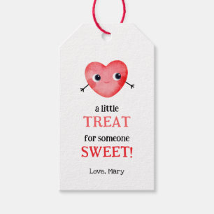 A little treat for someone sweet Valentine's heart Gift Tags