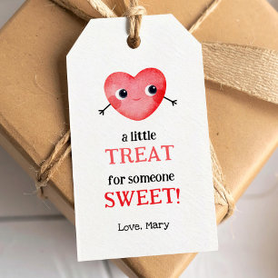 A little treat for Valentine's heart Gift Tags