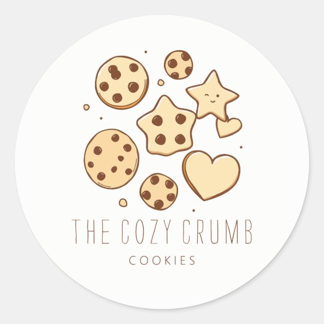 A Little Treat from Our Kitchen Classic Round Sticker (Front)