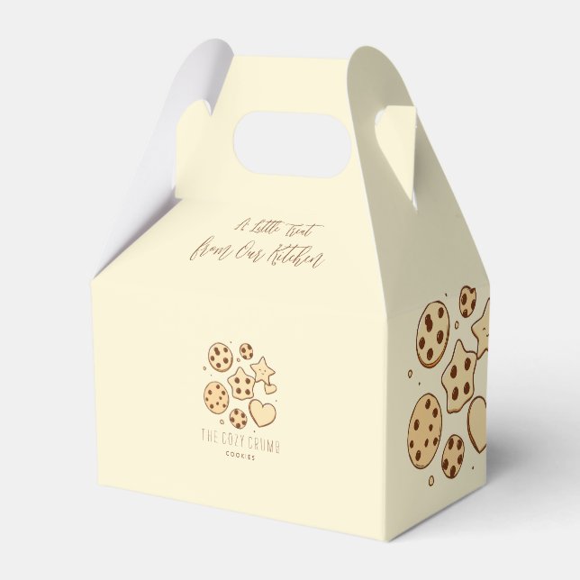 A Little Treat from Our Kitchen (Cream) Favor Box (Front Side)