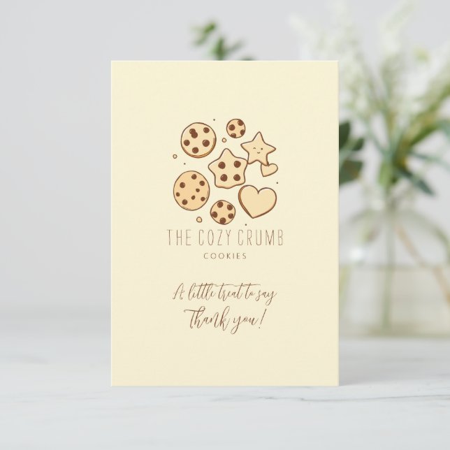 A Little Treat from Our Kitchen Thank You Card (Standing Front)