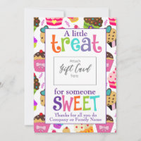 A Little Treat Gift Card Voucher Holder