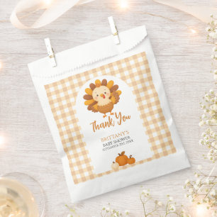 A Little Turkey Baby Shower Thanksgiving Favour Bag