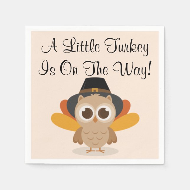 A Little Turkey Napkin (Front)