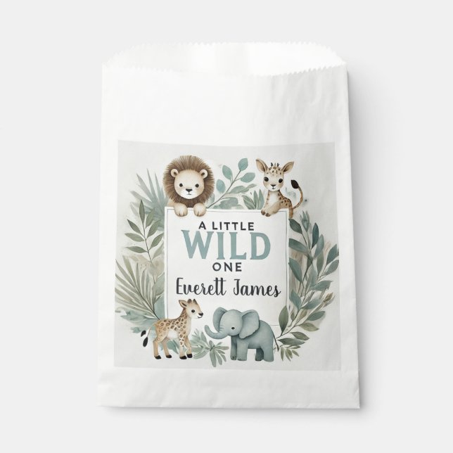 A Little Wild One Favour Bag (Front)