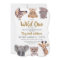 A Little Wild One Safari Baby Animals Baby Shower 