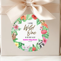 A Little Wild One Tropical Animal Baby Shower