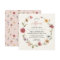 A Little Wildflower Girl Baby Shower Invitation