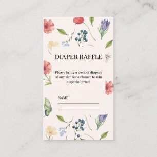 A Little Wildflower Girl Baby Shower Invitation
